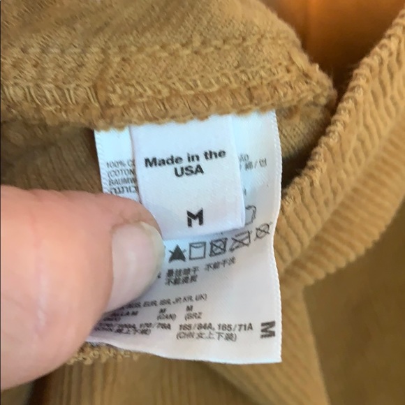 3/12 America Apparel corduroy brown A-symmetric skirt M - Picture 5 of 7